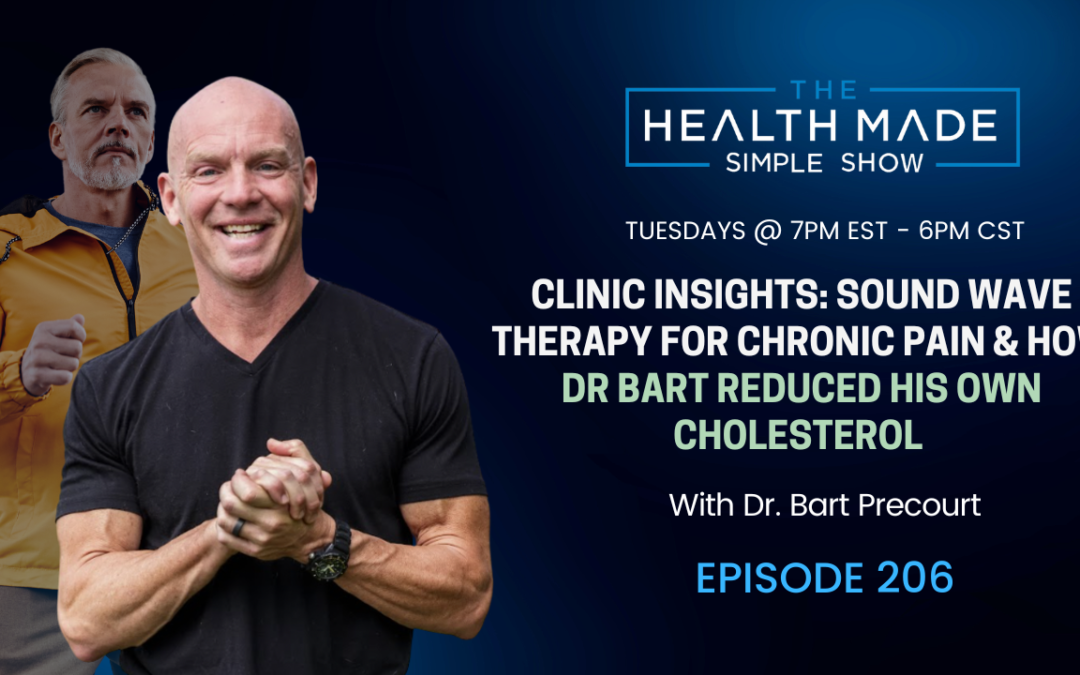 Clinical Insights: Sound Wave Therapy for tennis elbow, arthritis, plantar fasciitis and more. How Dr. Bart dropped his cholesterol 75pts. What role did carnivore and Berberine play? | Ep. 206