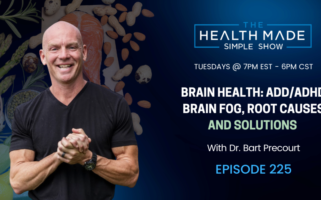 Brain Health – ADD/ADHD, Brain Fog, Poor Memory, Adult-Onset ADHD, Root Causes, and Solutions | Ep. 225