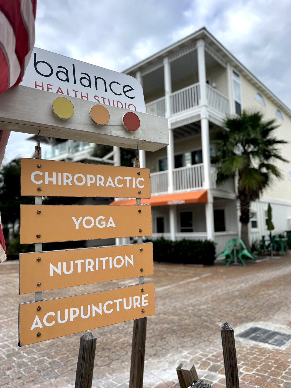 Balance Health Studio wellness center interior on 30A in Seagrove Beach Florida