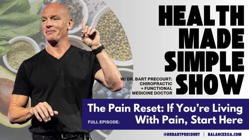 How to get rid of pain naturally, Health Made Simple Show episode cover